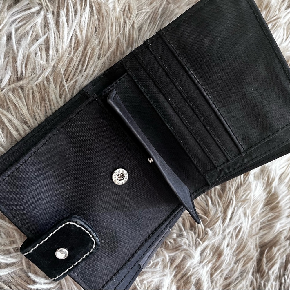 Roxy Black Velvet Wallet with Silver Studs - Picture 4 of 6